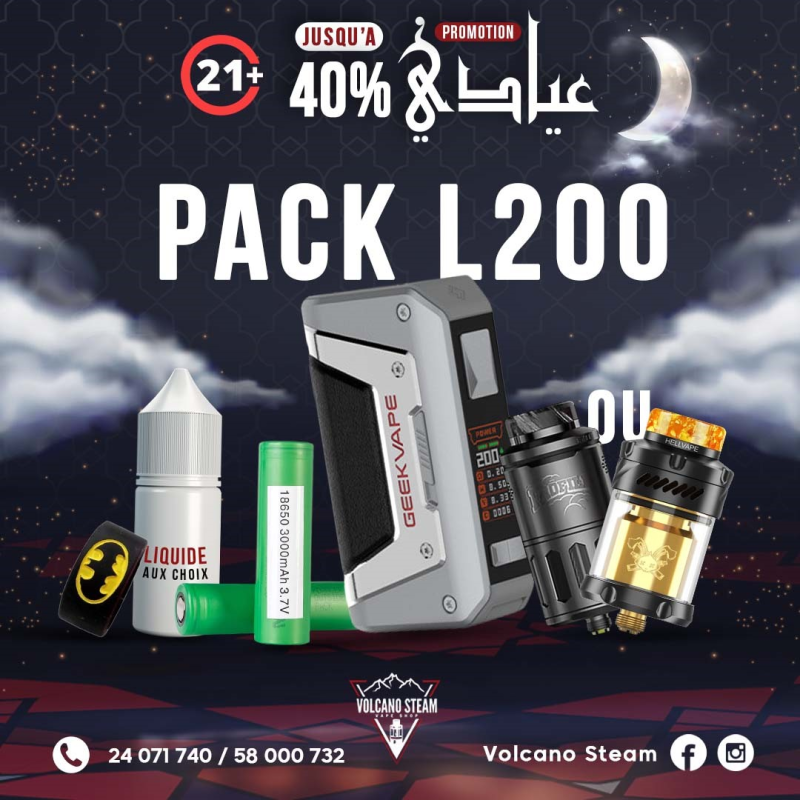 pack kit diamant box L200 + dead v3 ou profil rdta  + 2 vtc6 + 1 DIY Geekvape - 1