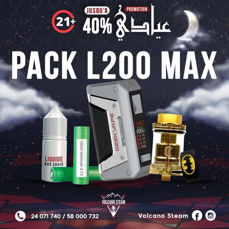 pack kit royal BOX L200 + reload 24 + 2 VTC6 + DIY + RING SXmini - 1