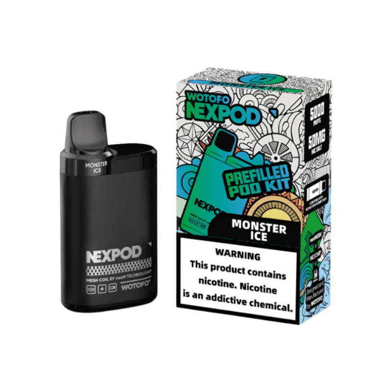 MONSTER ICE KIT nexPOD 5000PUFFS EN TUNISIE - WOTOFO