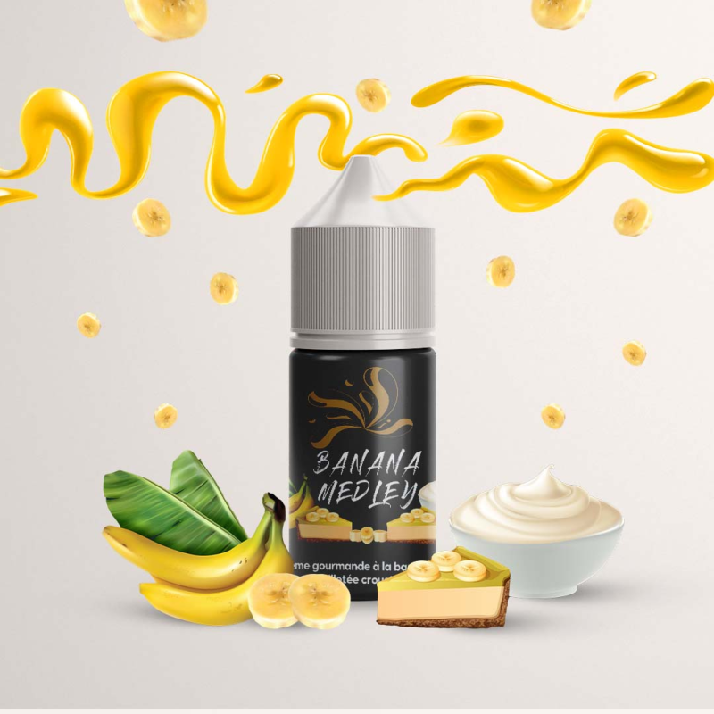 E-LIQUIDE DIY BANANA MEDLEY 30ML - LAVA LAVA - 1