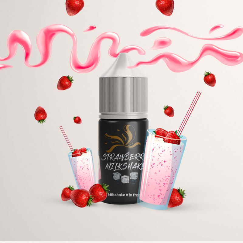 E-LIQUIDE DIY STRAWBERRY MILKSHAKE 30ML - LAVA LAVA - 1