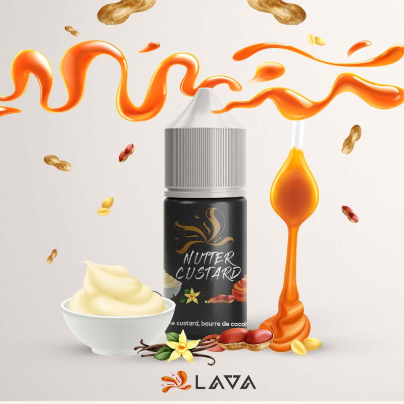 E-LIQUIDE DIY NUTTER CUSTARD 30ML - LAVA LAVA - 1