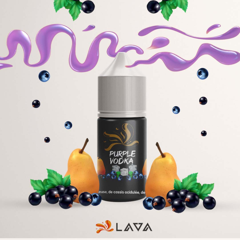 E-LIQUIDE DIY PURPLE VODKA 30ML - LAVA LAVA - 1