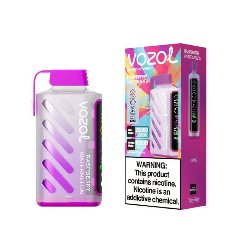 GEAR POWER 20K PUFFS - VOZOL Raspberry Watermelon VOZOL - 1