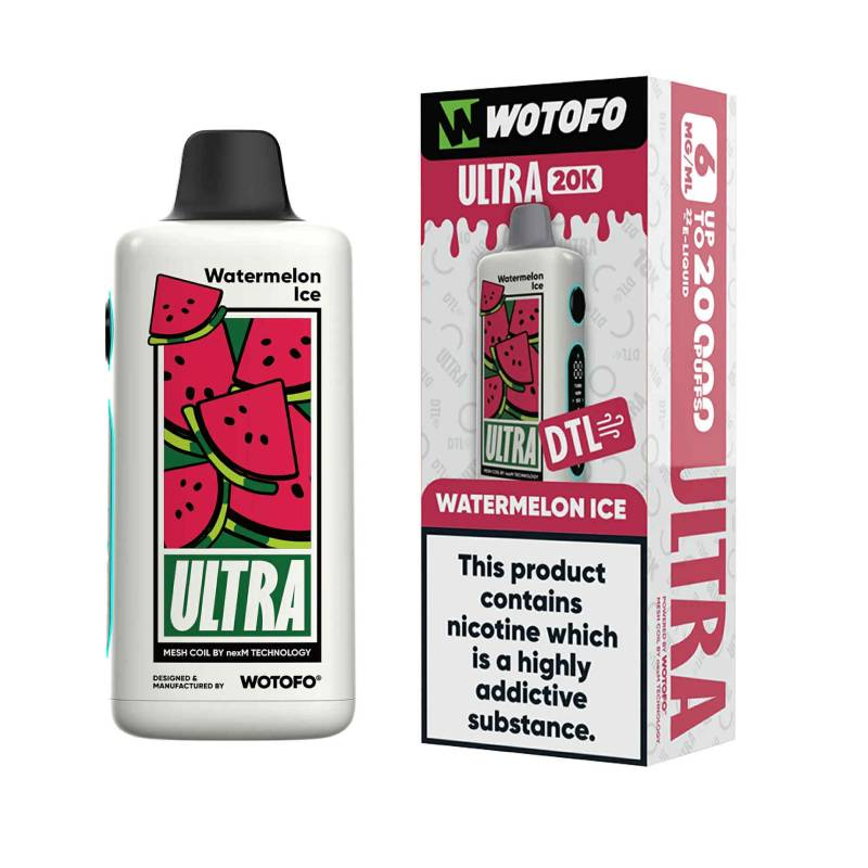 Watermelon  Ice  - wotofo  ultra  20K PUFFS - dtl Wotofo - 1