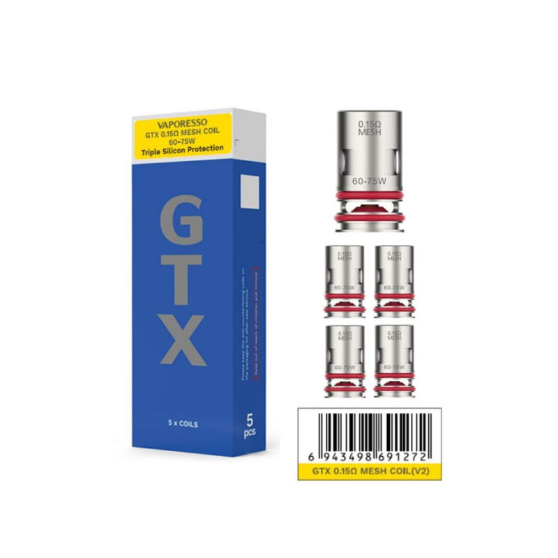 RÉSISTANCES GTX (X5) VAPORESSO PRIX TUNISIE