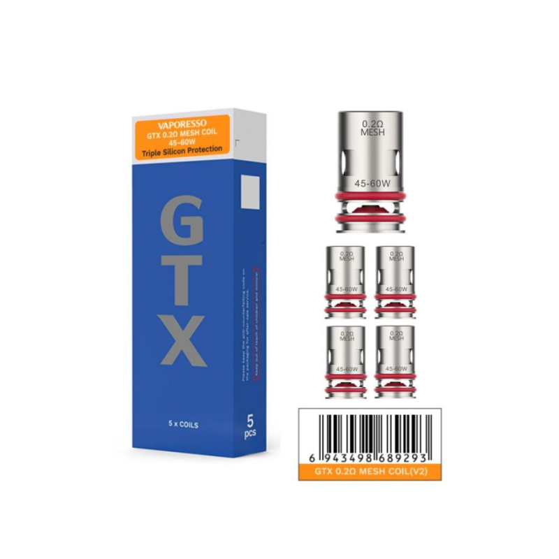 RÉSISTANCES GTX (X5) VAPORESSO