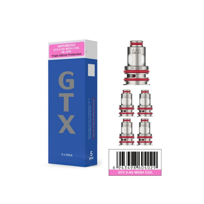 RÉSISTANCES GTX (X5) VAPORESSO VOLCANO STEAM