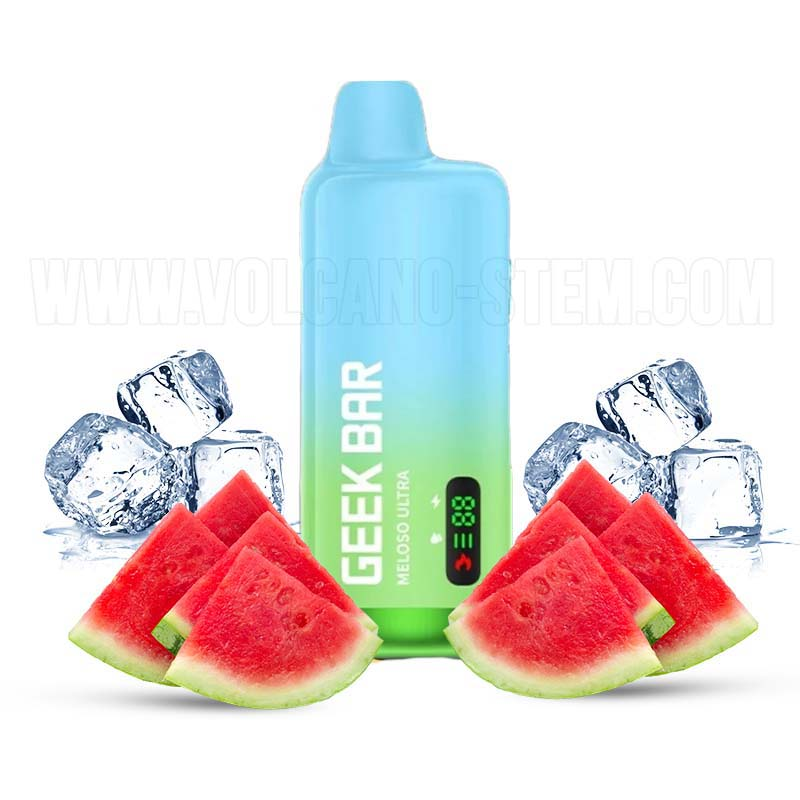 WATERMELON  ICE 10000 PUFFS - GEEK BAR MELOSO ULTRA GEEK BAR - 1