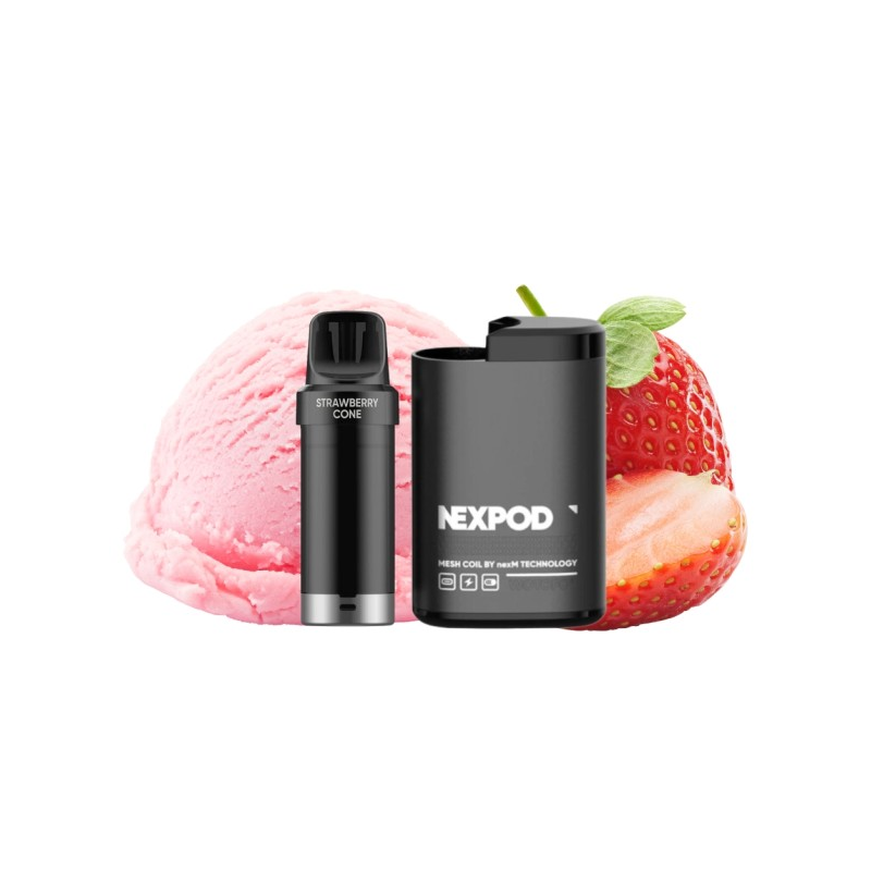 CONE FRAISE  KIT nexPOD 5000PUFFS - WOTOFO Wotofo - 2