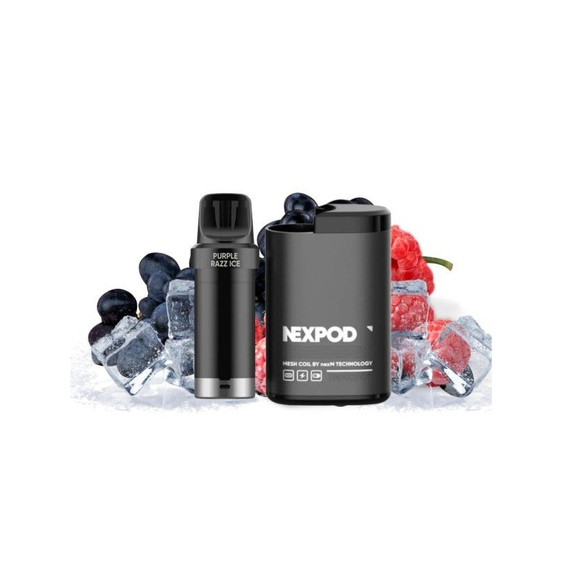 PURPLE RAZZ ICE KIT nexPOD 5000PUFFS - WOTOFO Wotofo - 1