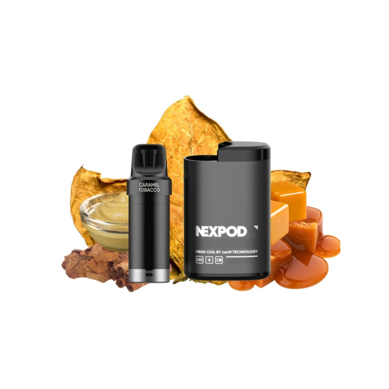 TABAC CARAMEL KIT nexPOD 5000PUFFS - WOTOFO Wotofo - 1