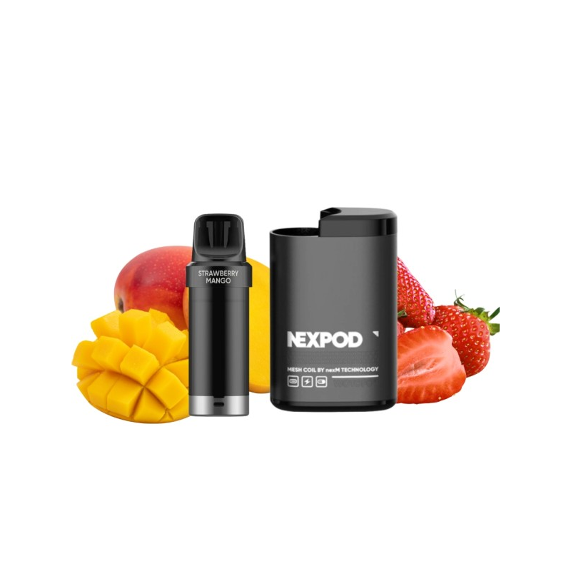 STRAWBERRY MANGO KIT nexPOD 5000PUFFS - WOTOFO Wotofo - 1