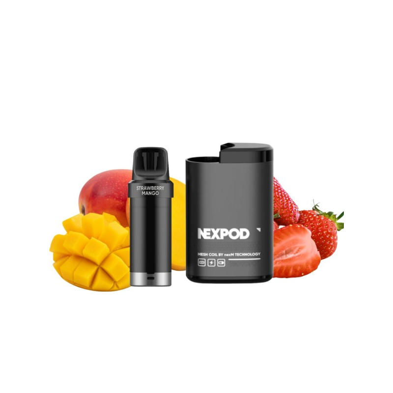 STRAWBERRY MANGO KIT nexPOD 5000PUFFS - WOTOFO Wotofo - 1