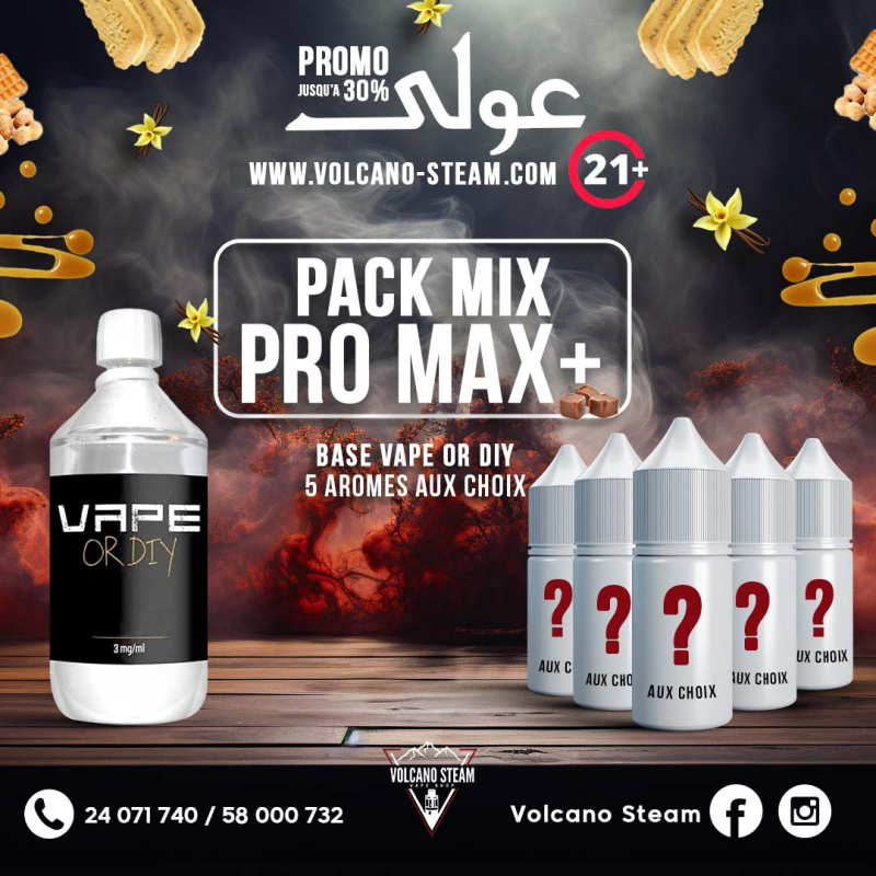 PACK 3oula PRO MAX+ 5 AROME AUX CHOIX + 1L BASE Fighter fuel - 1